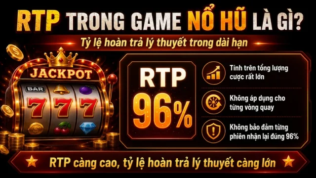 RTP Trong Game Nổ Hũ Là Gì? Giải Thích Chi Tiết Từ A–Z